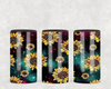 Galaxy Sunflower  Steel can hugger - optional speaker