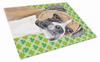 St. Patrick's Day Dog Print Glass Cutting Board Large - SC9310LCB