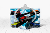 Monster Trucks Insulated Kids Dual Lid Sippy Cup Tumbler