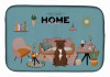 Dog in Sweet Home Dish Drying Mat - S000213B001695P020174V019