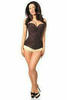 Lavish Lace Overbust Corset with Zipper - LV-142-XL