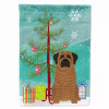 Merry Christmas Tree/Dog breed Themed Flag Canvas - BB4140CHF