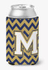 Monogram Letter Chevron Can or Bottle Hugger - CJ1057-MCC