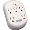 Tripp Lite, Surge Protector, 5 Outlet, Direct Plug-In, 1-Line RJ11, 1080 Joules, 1875W, 15 Amp