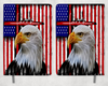 Eagle American Flag Printed 8 Inch  A-5 Journal