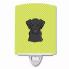 Checkerboard Design with Dog Ceramic Night Light - S000213B001695P098938V000