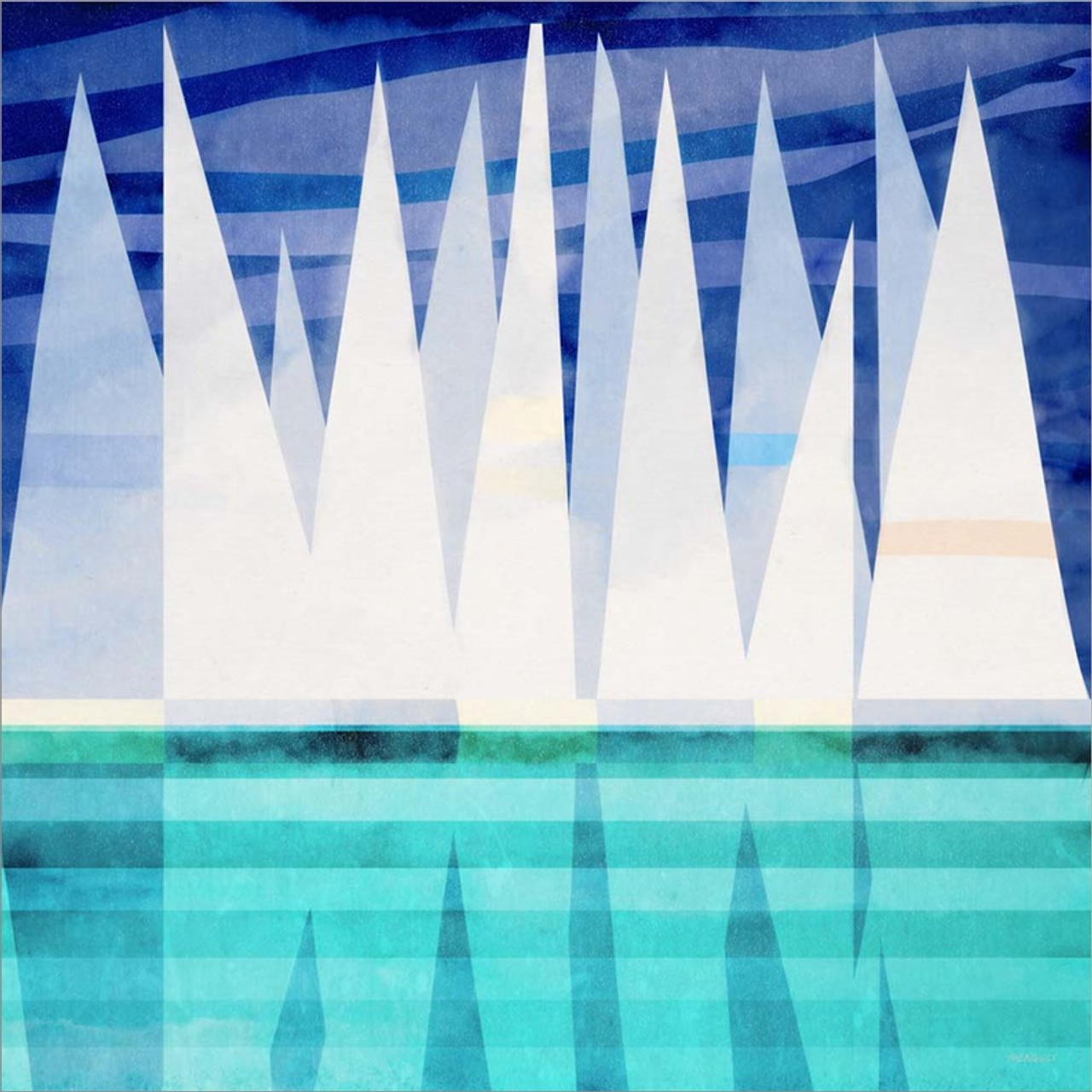 Sailing Day I by Dan Meneely, Canvas Art