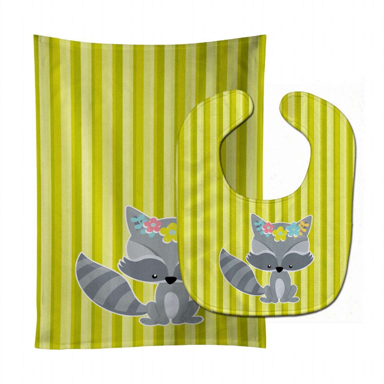 Animal Baby Bib & Burp Cloth - BB7095STBU