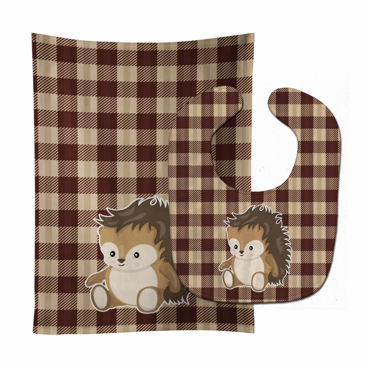 Animal Baby Bib & Burp Cloth - BB9167STBU