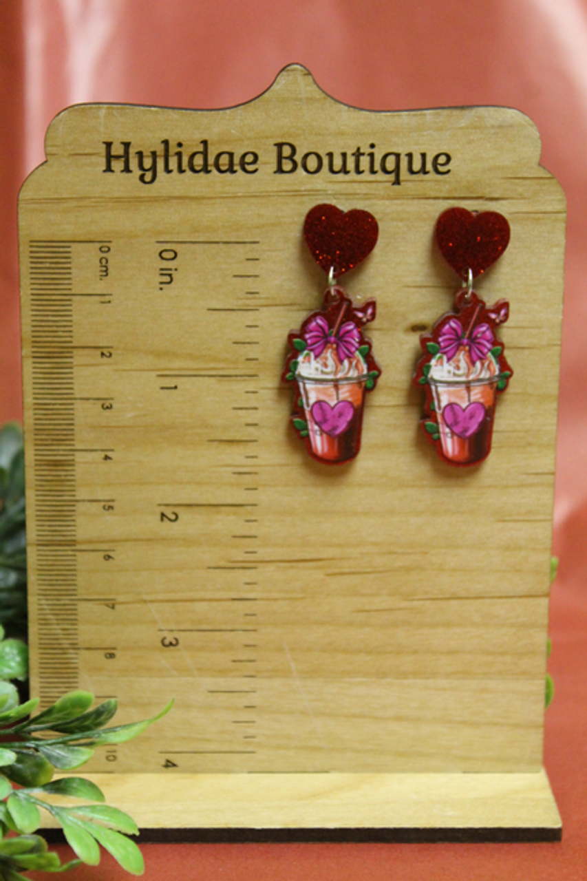 Valentine's Frappe || Drop Earrings