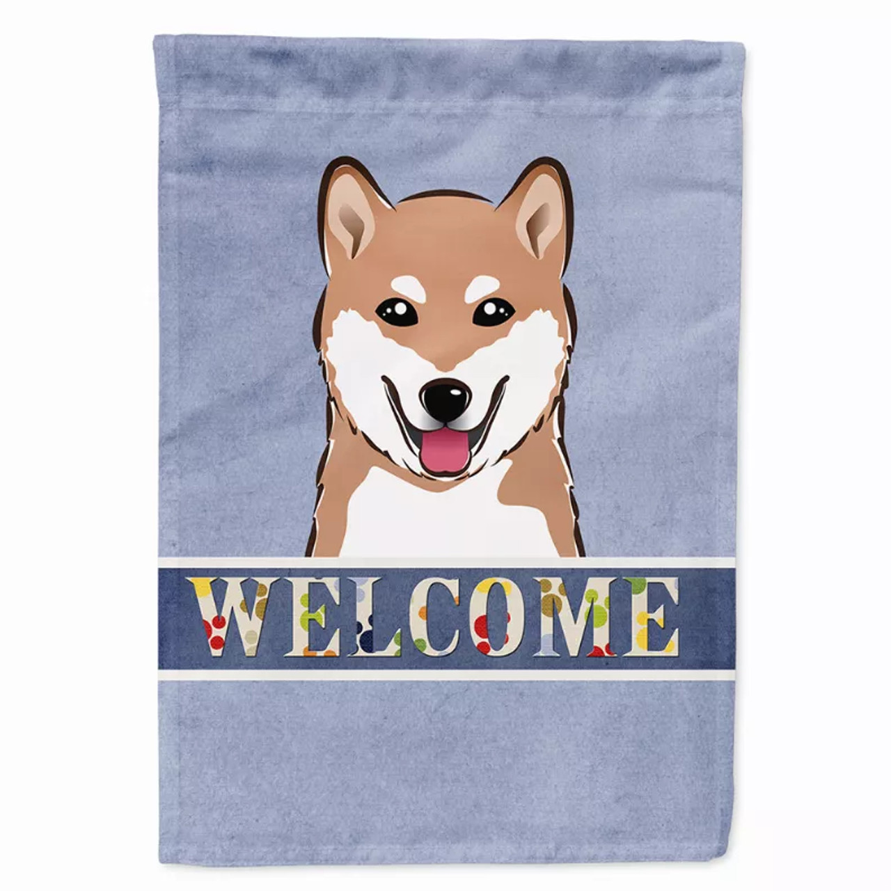 Welcome/Dog Breed Flag Canvas - BB1411CHF