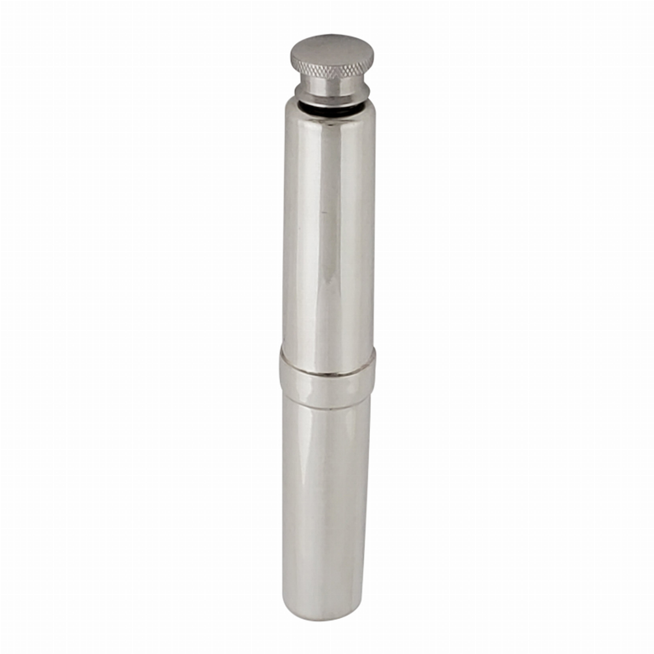 Cigar Flask 1oz English Pewter/Brass Rim