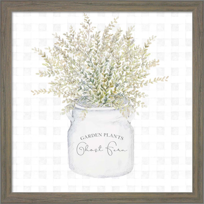 Garden Plants I by Janice Gaynor, Framed Art