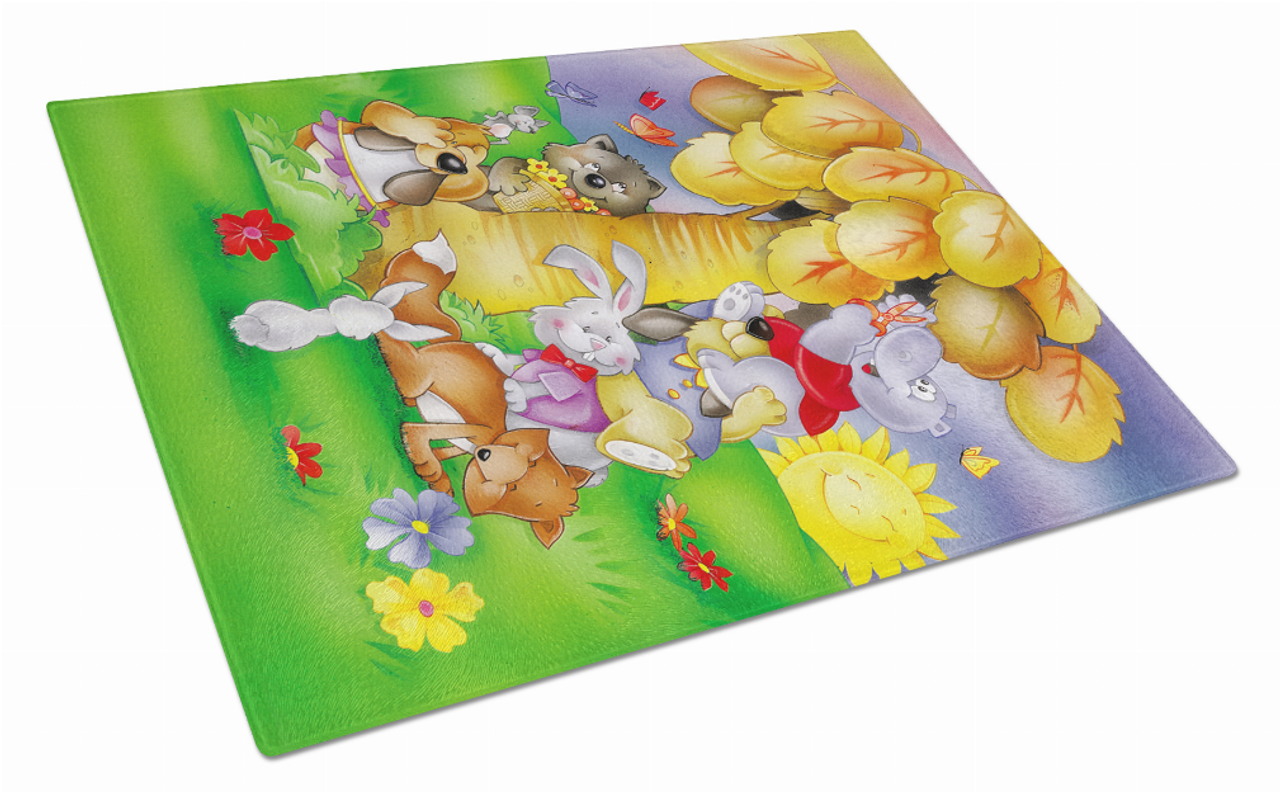 Silly Animal Glass Cutting Board Large - APH0977LCB