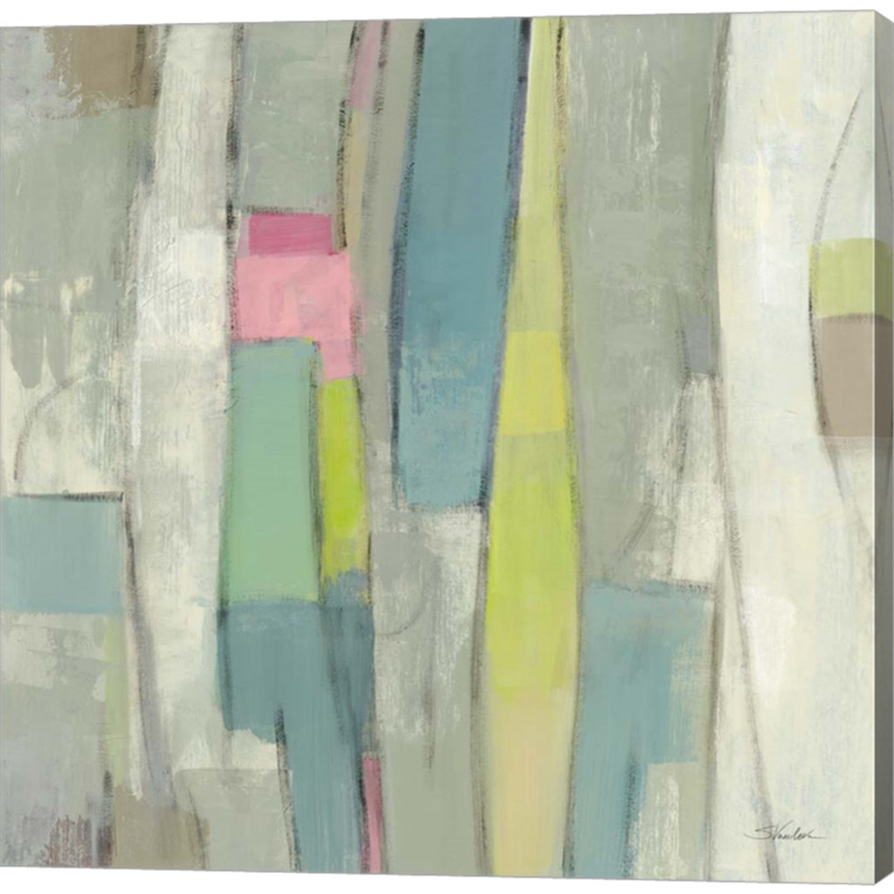 Spring Stream by Silvia Vassileva, Canvas Art - C1091003-0240000-AAAACMA