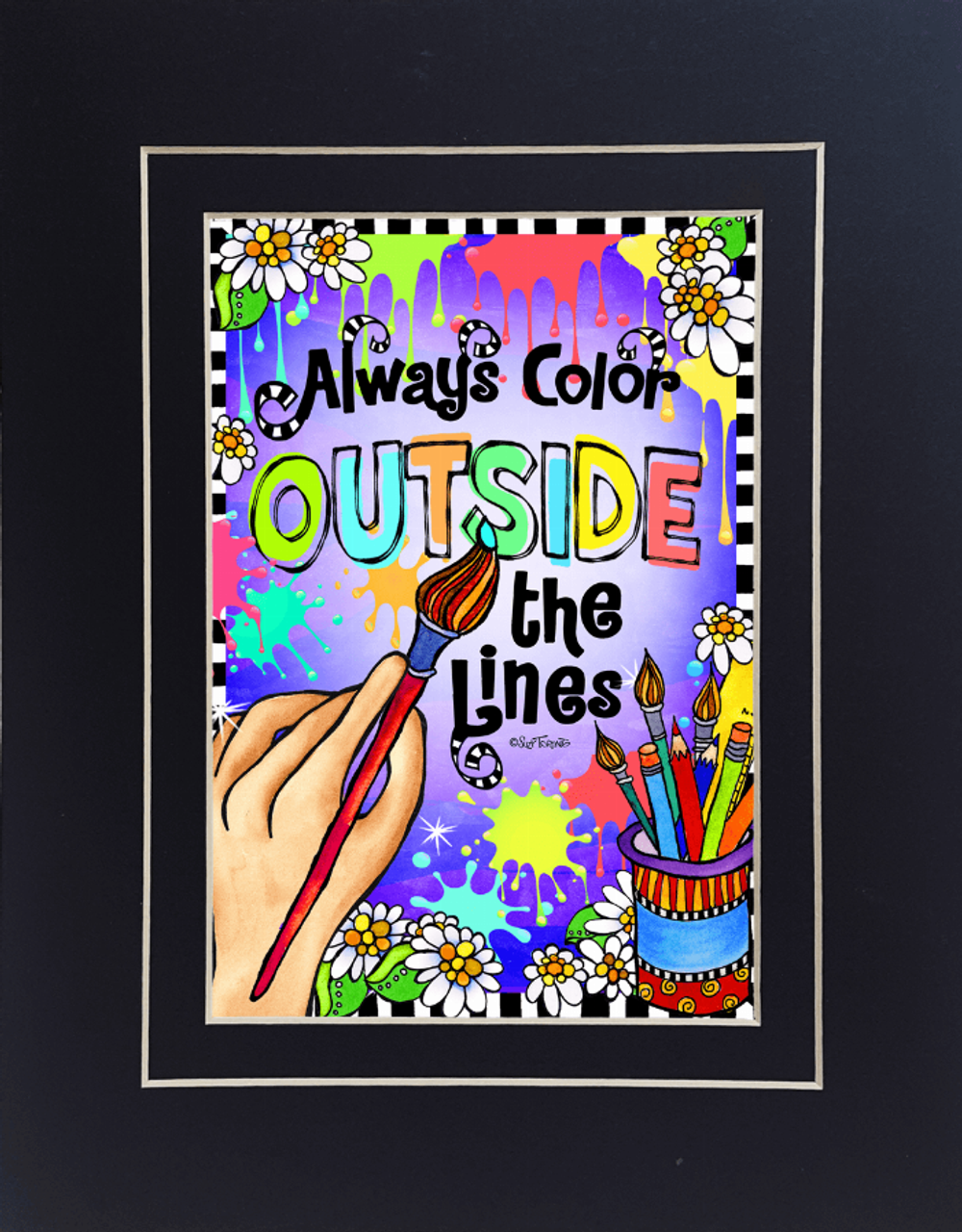 Color Outside the Lines - F546-WSBlack