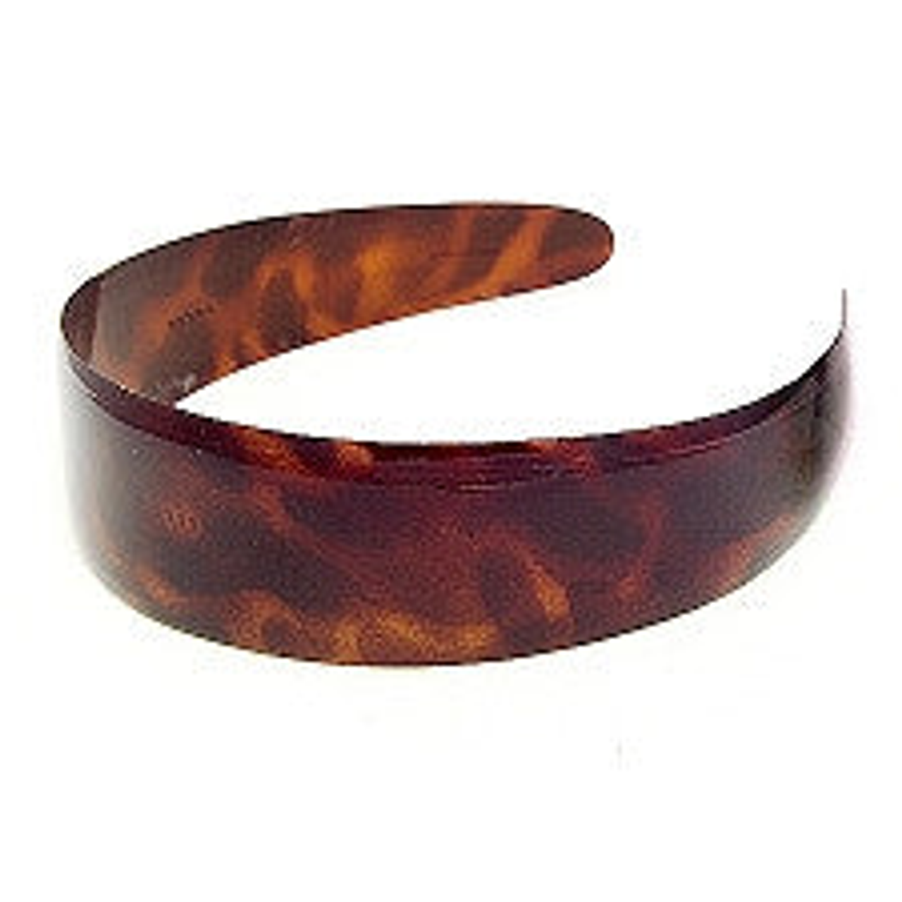 Classic Tortoise Shell Wide Headband - 819-12-1