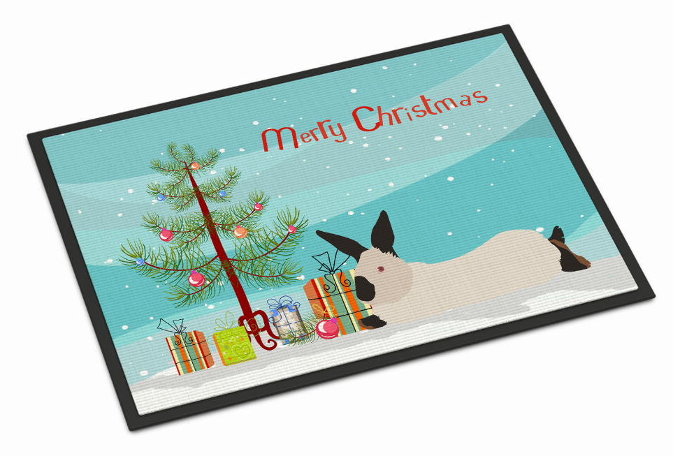 Rabbit Art Christmas Indoor or Outdoor Mat - BB9334JMAT
