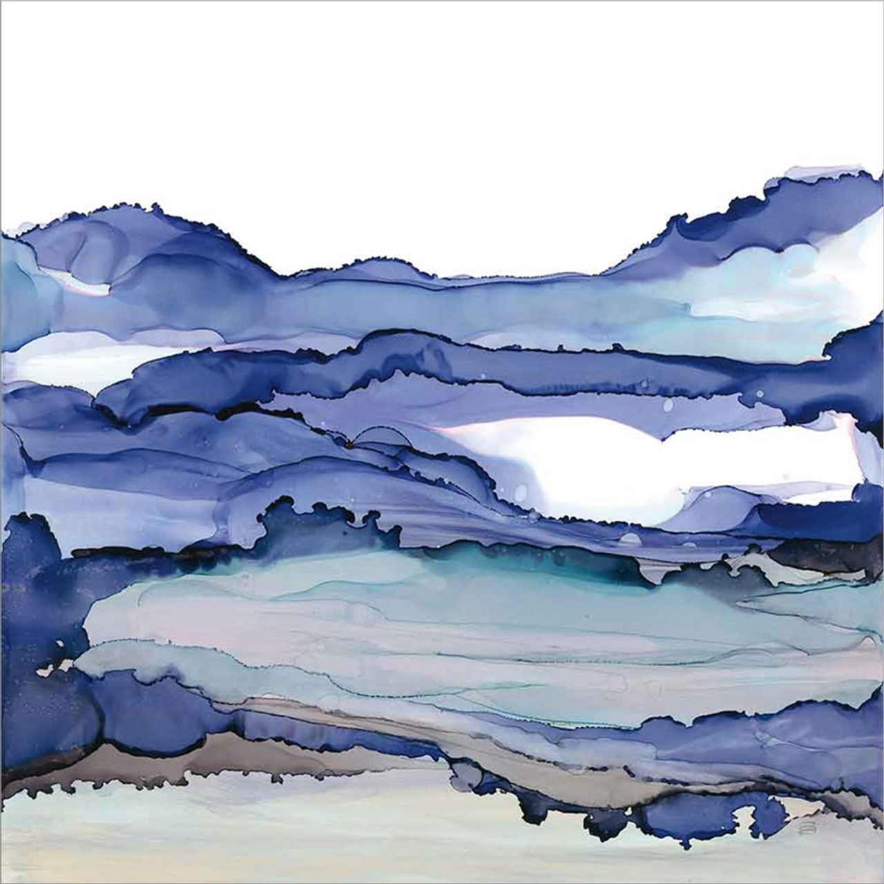 Bluescape II by Chris Paschke, Framed Art