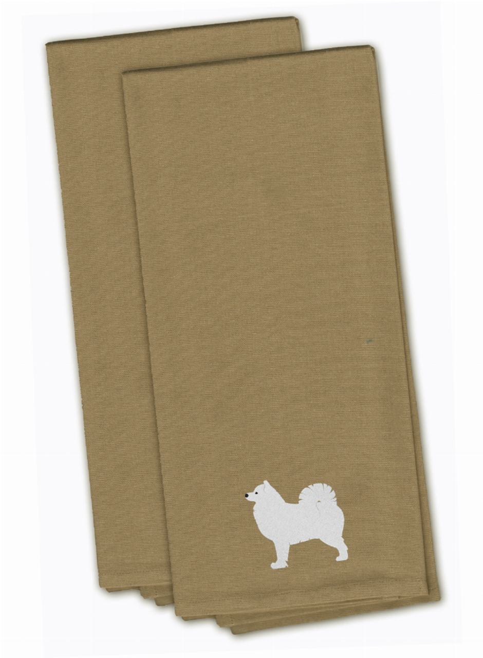 Dog Design Embroidered Kitchen Towel Set of 2 - BB3459TNTWE