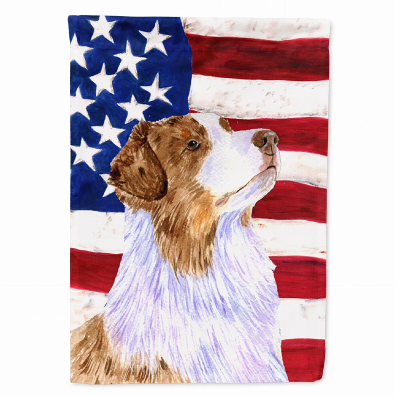 USA American Flag with Dog Flag Garden Size - SS4252GF