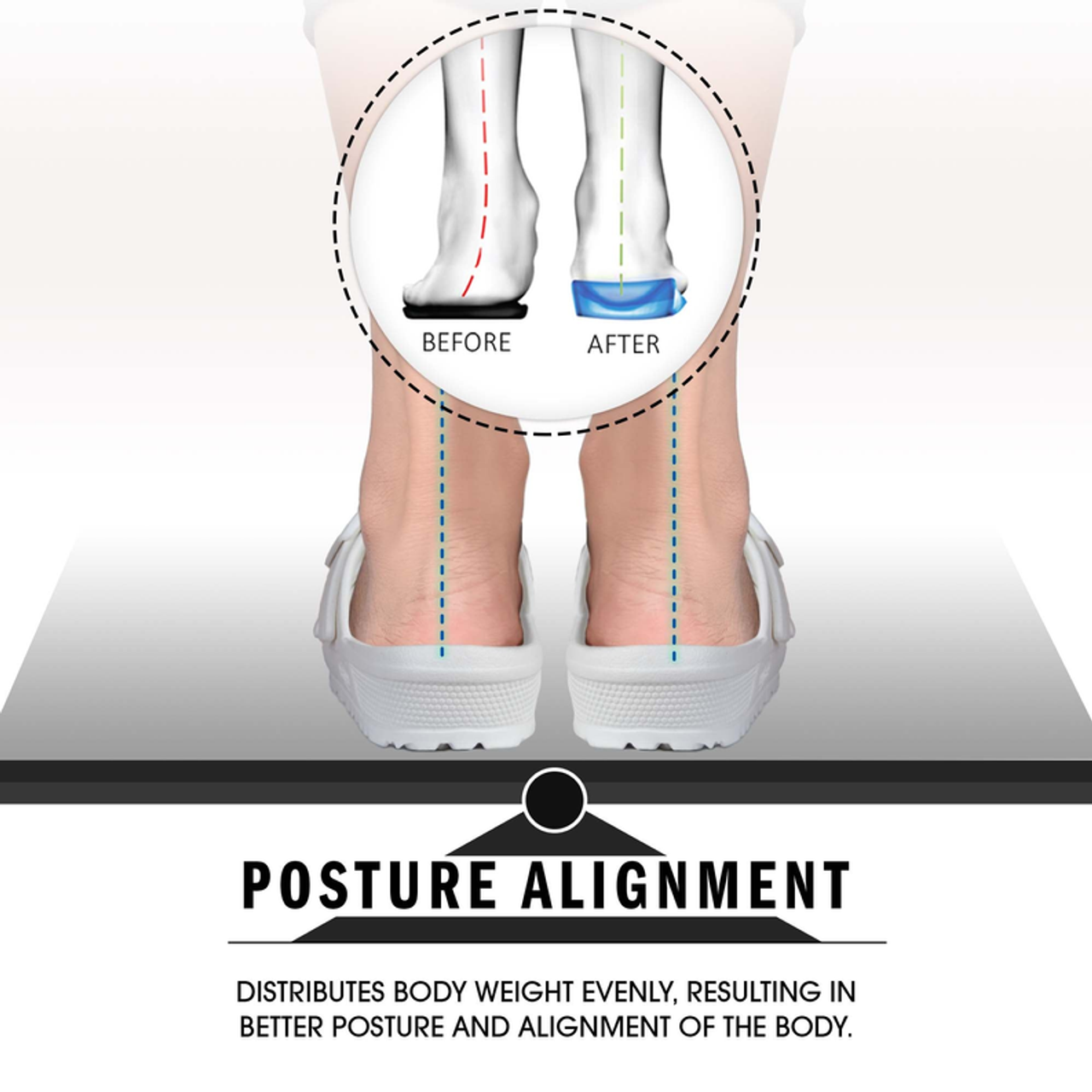 Aerothotic - Arcus Womens Comfort EVA Beach Slide Sandals - EV601_NWhite10