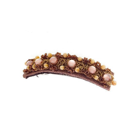 Beaded Volume Barrette Color - 3280-02