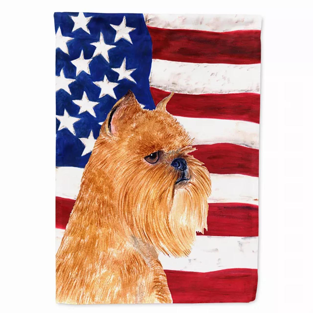 USA American Flag with Dog Flag Garden Size - S000213B001695P118883V000