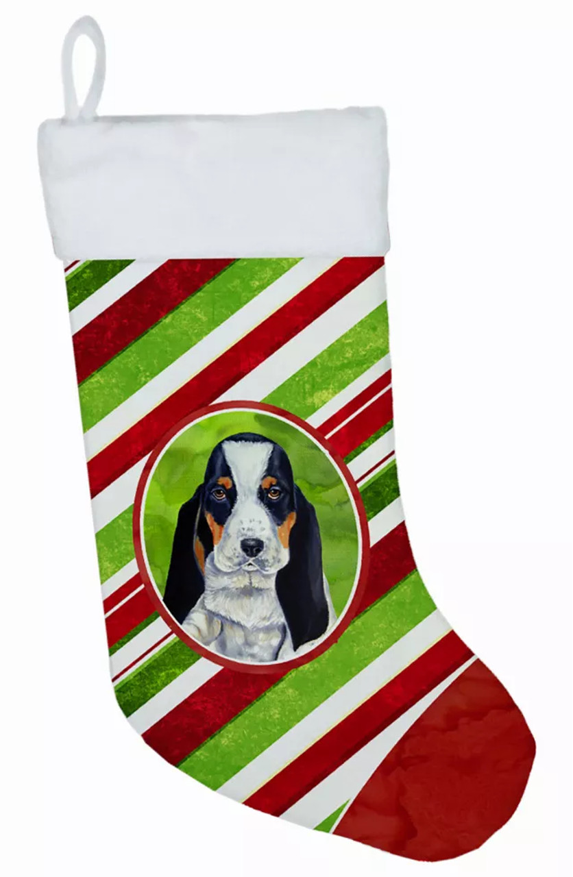 Dog and Christmas Candy Christmas Stocking - S000213B001695P118007V021