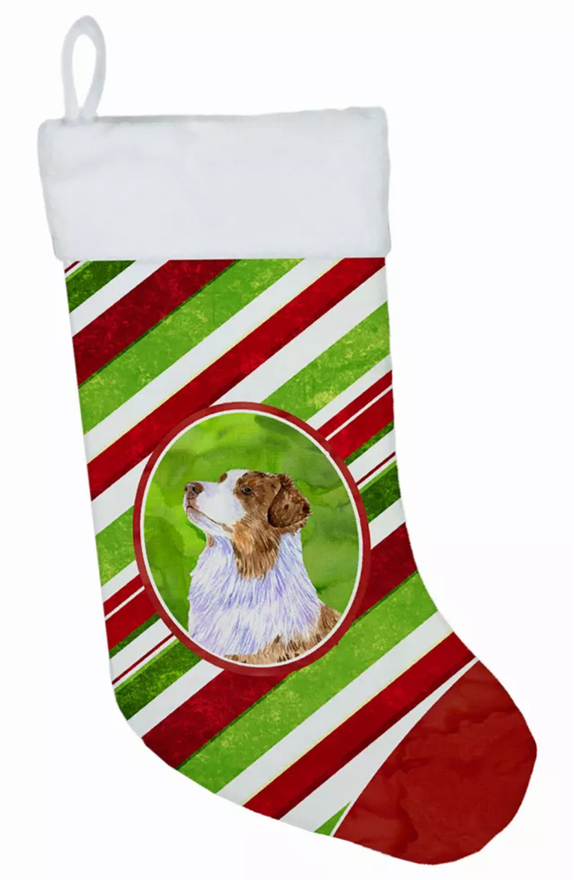 Dog and Christmas Candy Christmas Stocking - S000213B001695P118007V010