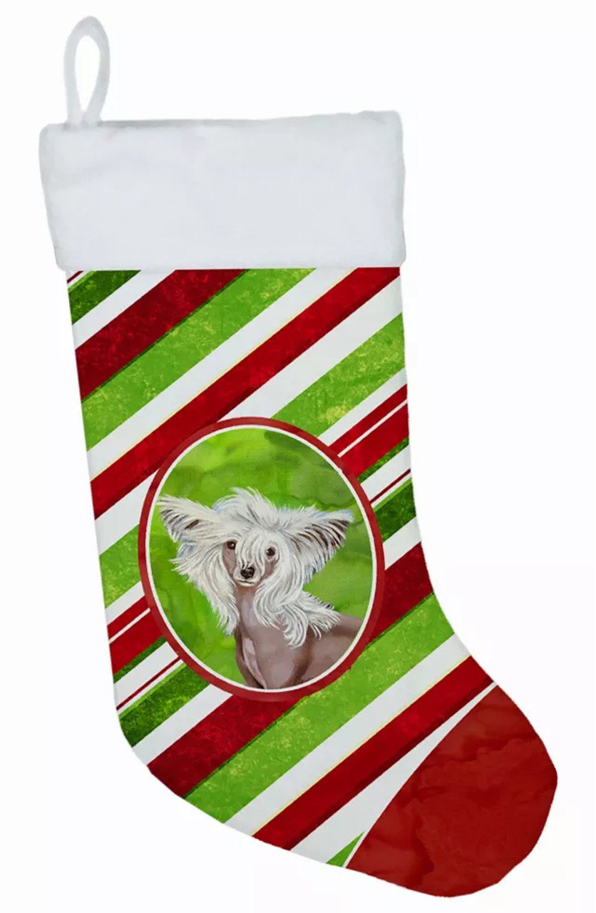 Dog and Christmas Candy Christmas Stocking - S000213B001695P118007V039