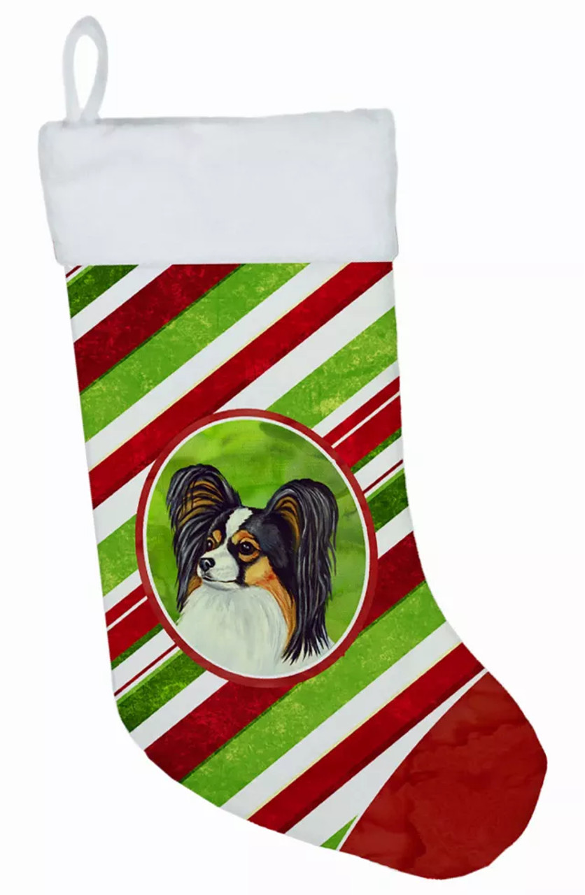 Dog and Christmas Candy Christmas Stocking - S000213B001695P118007V037