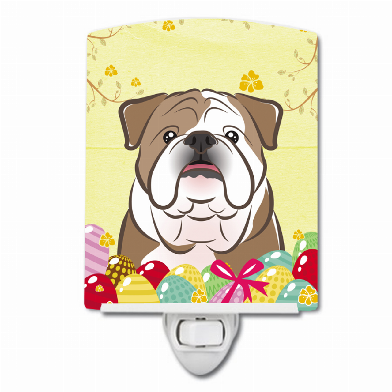 Easter Egg Hunt Design with Dog Ceramic Night Light - S000213B001695P099232V000