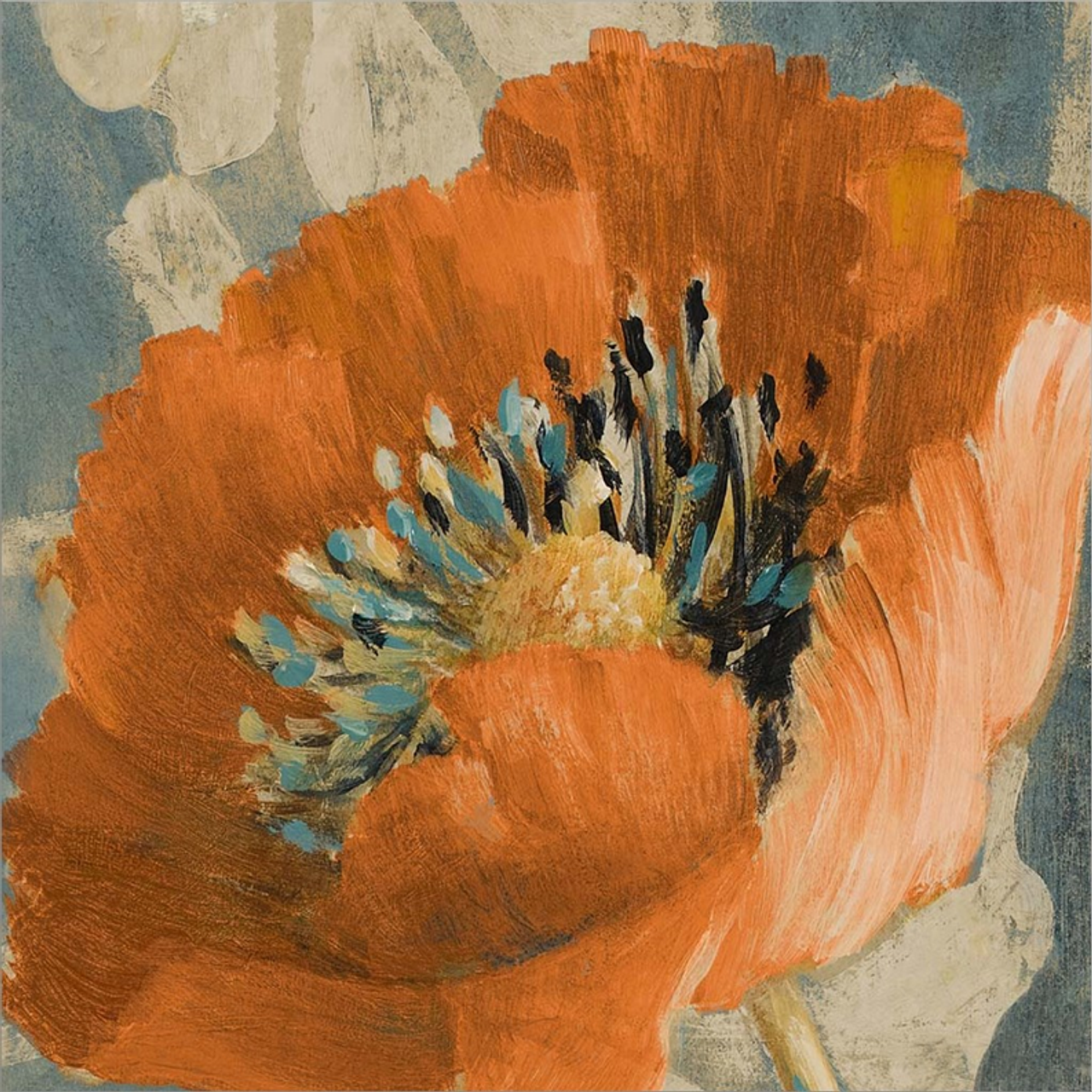 Orange Poppy by Lanie Loreth, Framed Wall Art