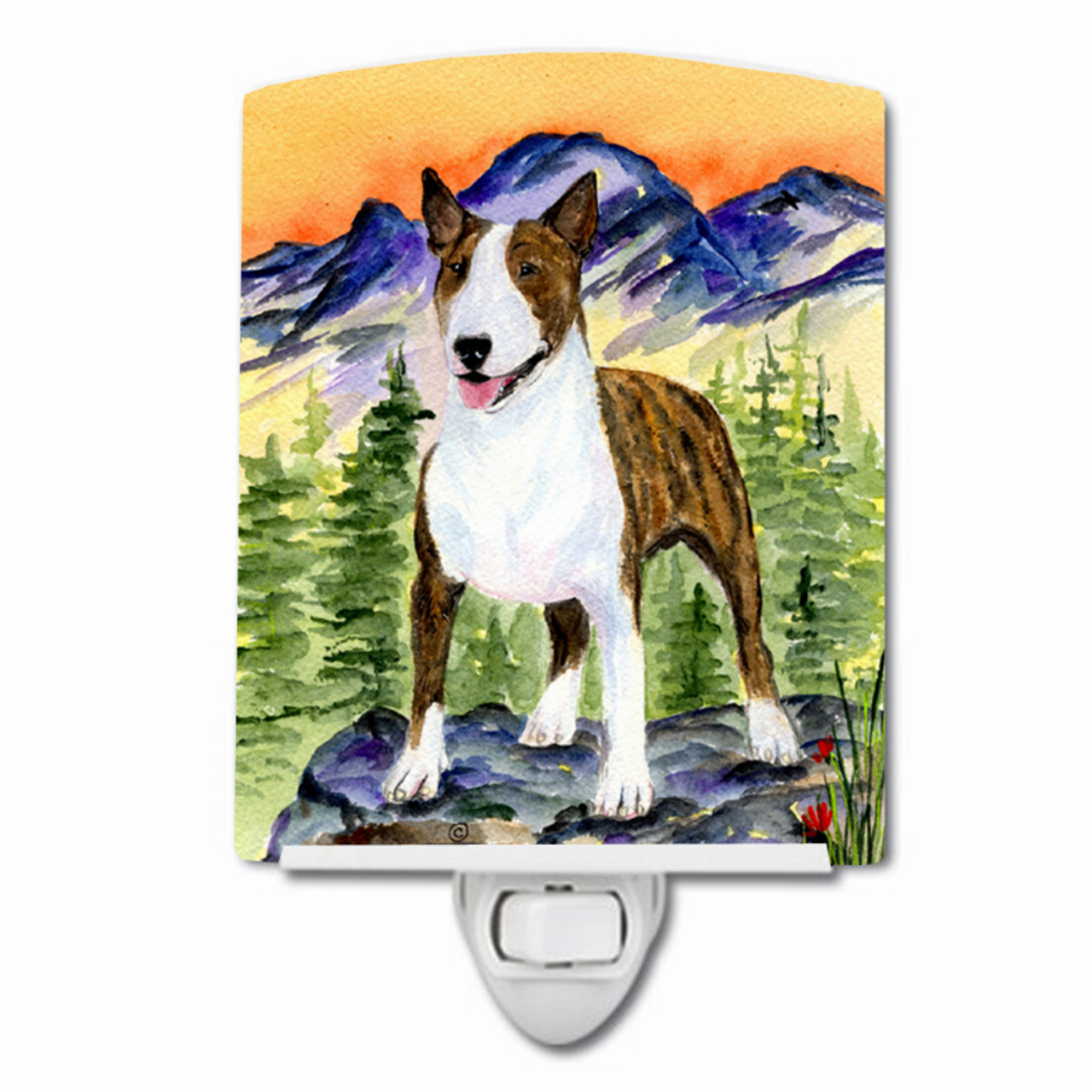 Dog Art Ceramic Night Light - SS8167CNL