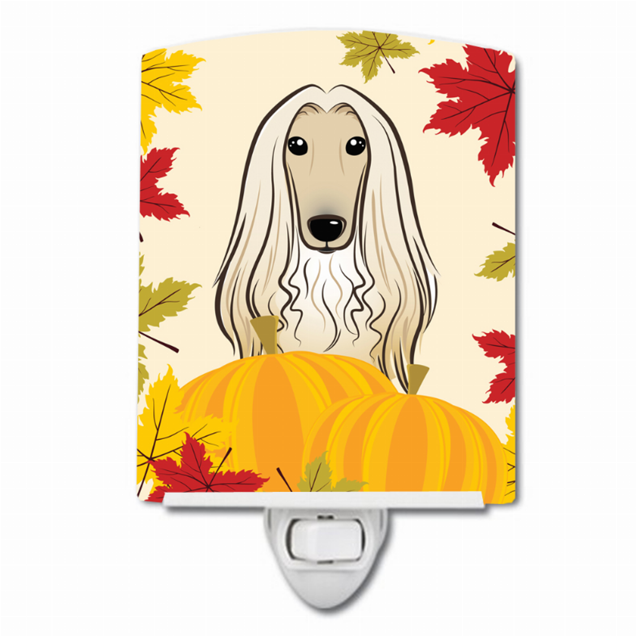 Thanksgiving Design with Dog Ceramic Night Light - S000213B001695P099381V000
