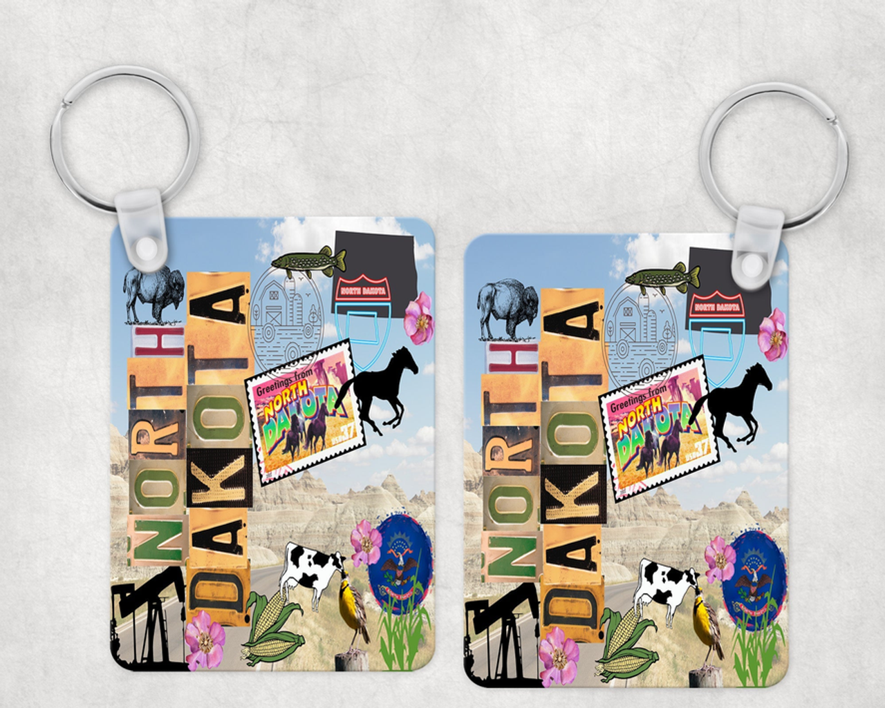 North Dakota - Keychain