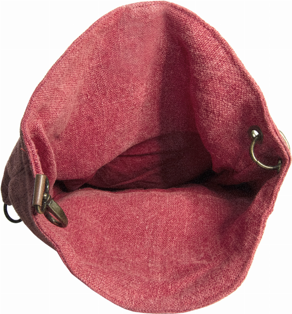 Foldover Jute Crossbody - EI-HB00004-RED