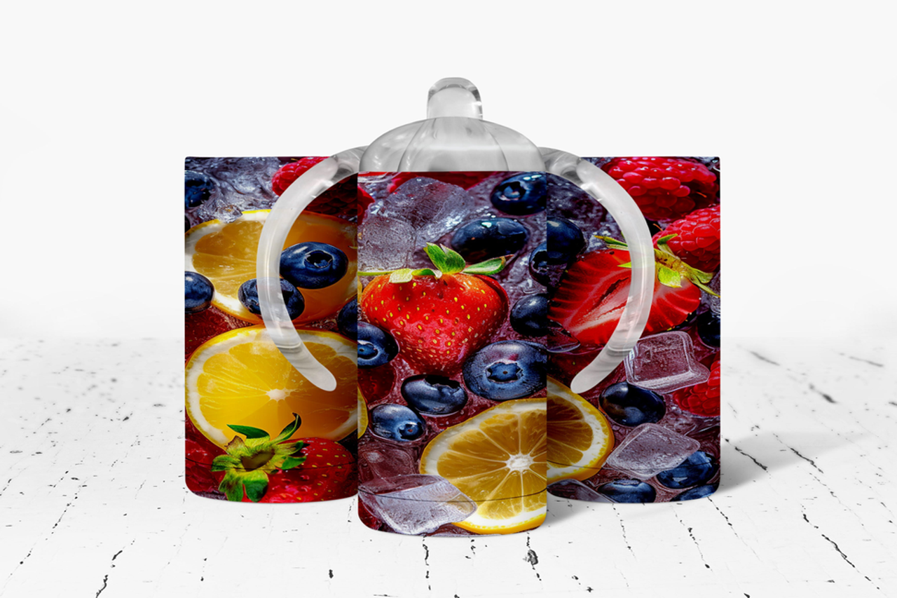 fruit Insulated Kids Dual Lid Sippy Cup Tumbler - 3936-3212