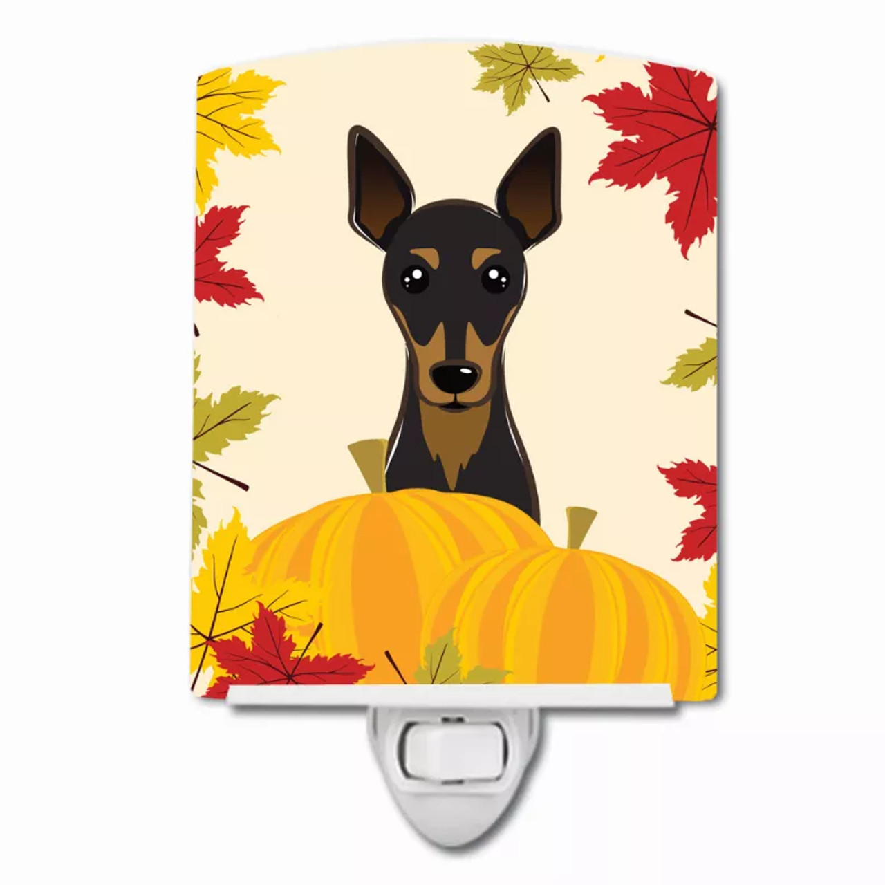 Thanksgiving Design with Dog Ceramic Night Light - S000213B001695P099377V000