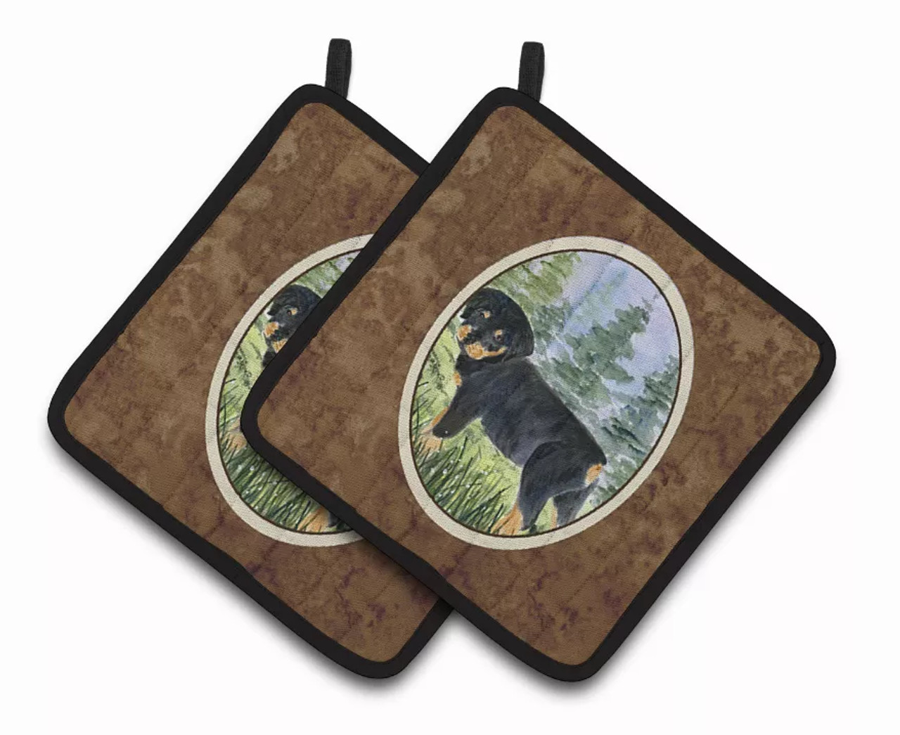 Rottweiler Pair of Pot Holders