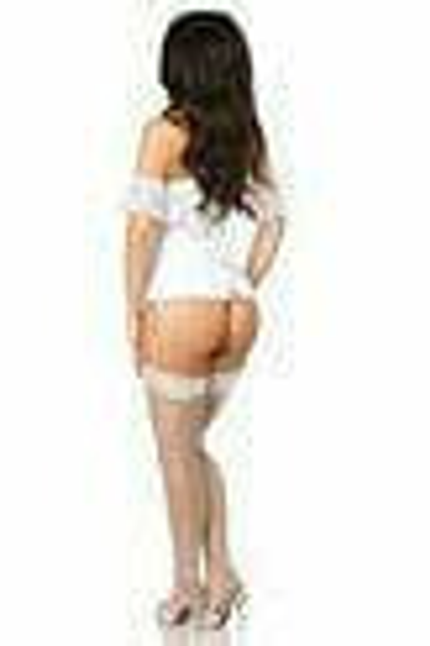Lavish Lace Off-The-Shoulder Corset - LV-228-3X