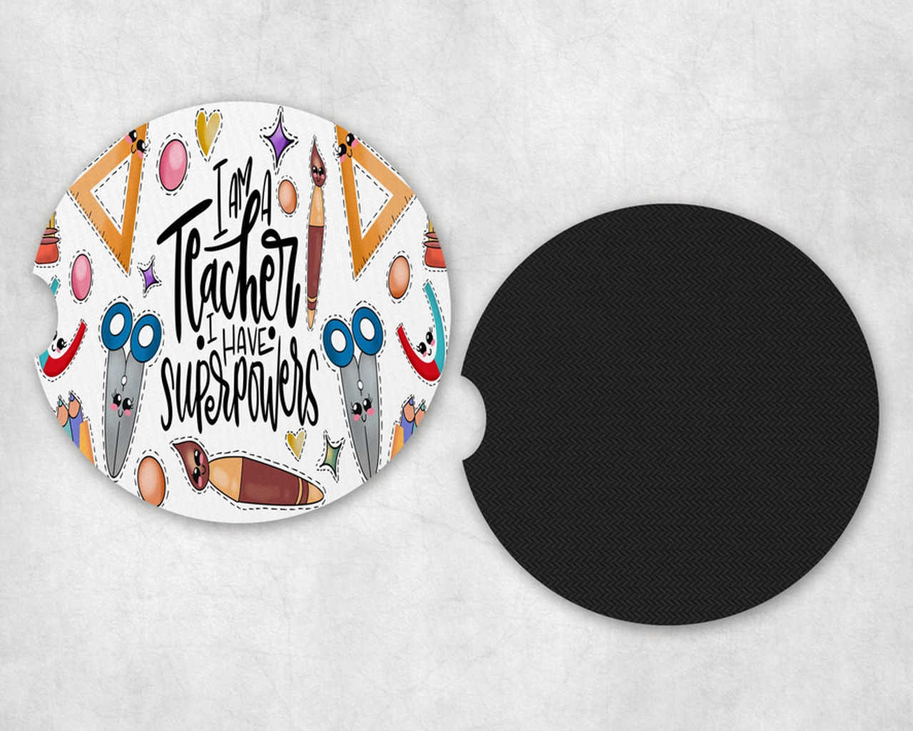 Teacher|Car Coaster Set