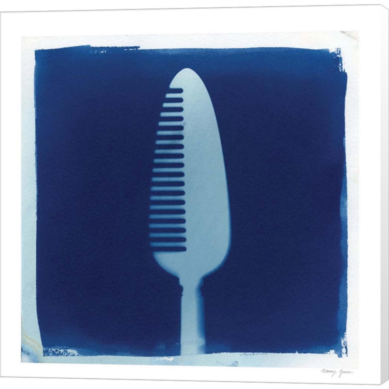 Cyanotype Kitchen I by Nancy Green, Canvas Art