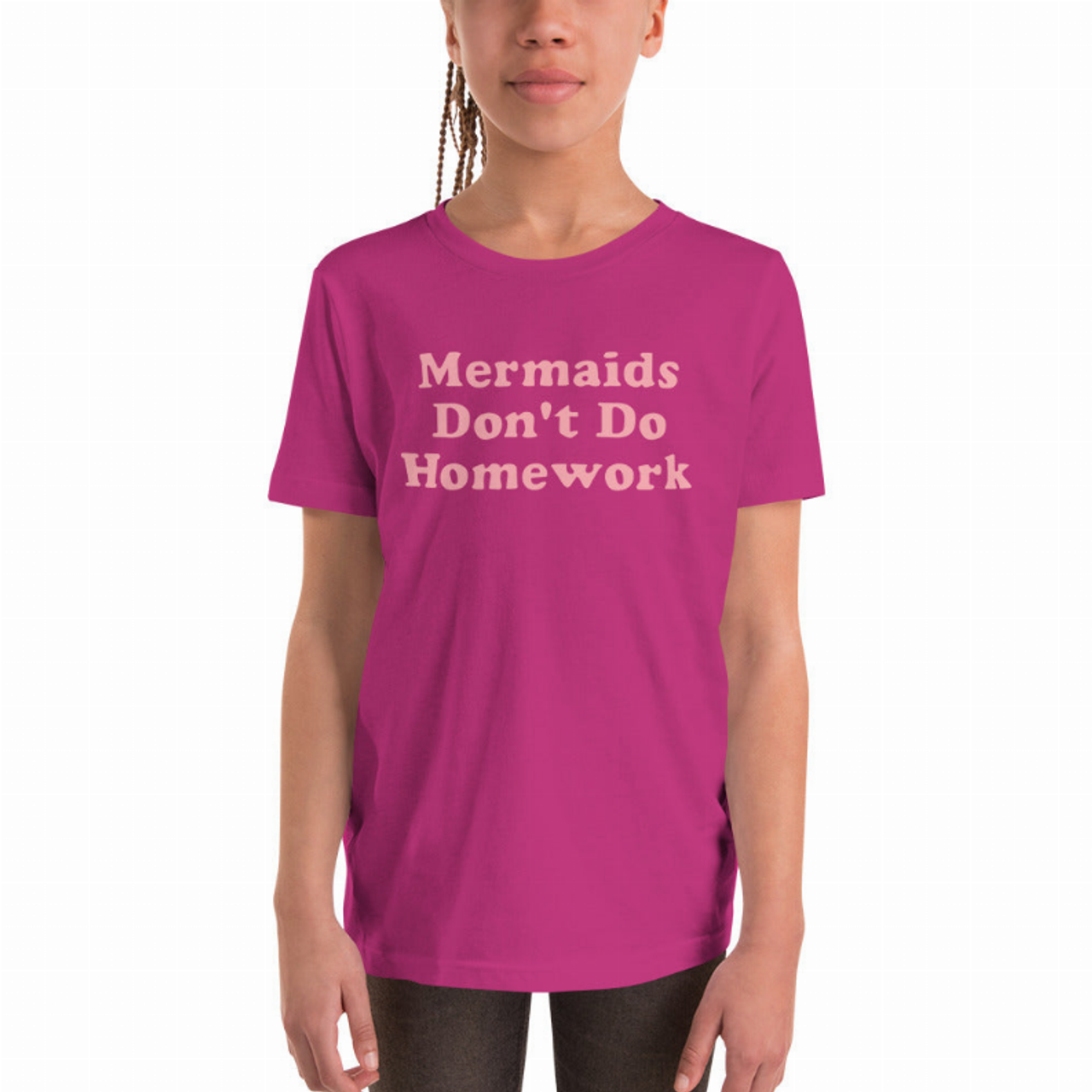 Mermaids Don't Do Homework Kids Tee - 2639774_11211 Mermaids Don't Do Homework Kids Tee - 2639774_11211