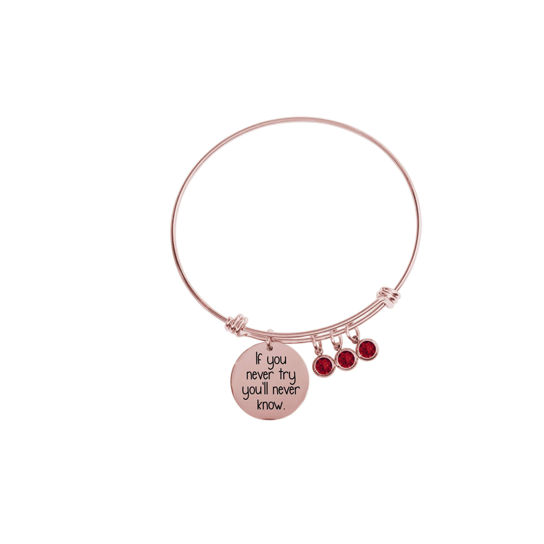 Inspirational Charm Bangles By Pink Box - PinkBox-25-2521