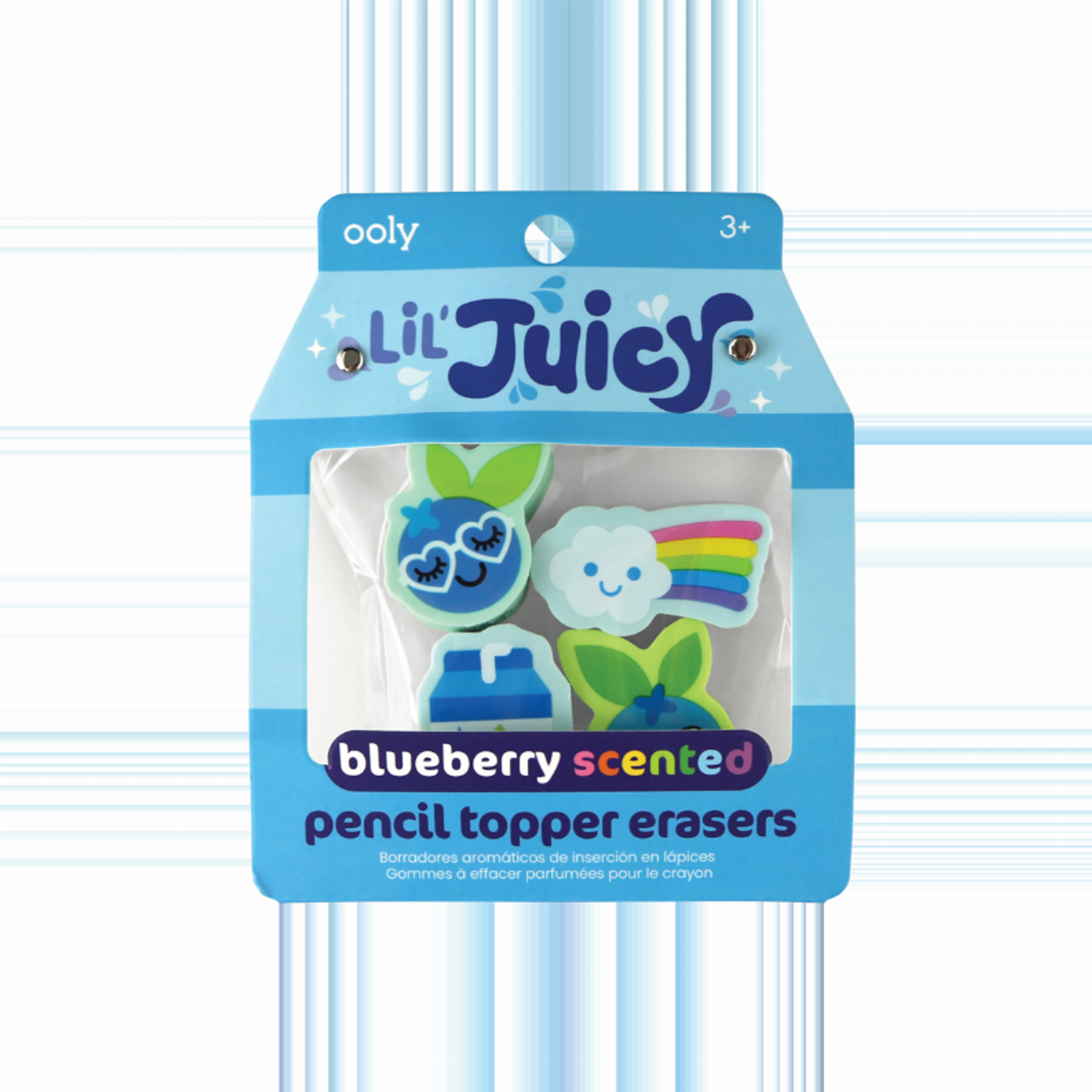 Lil' Juicy Scented Pencil Topper Erasers - (Set of 4)