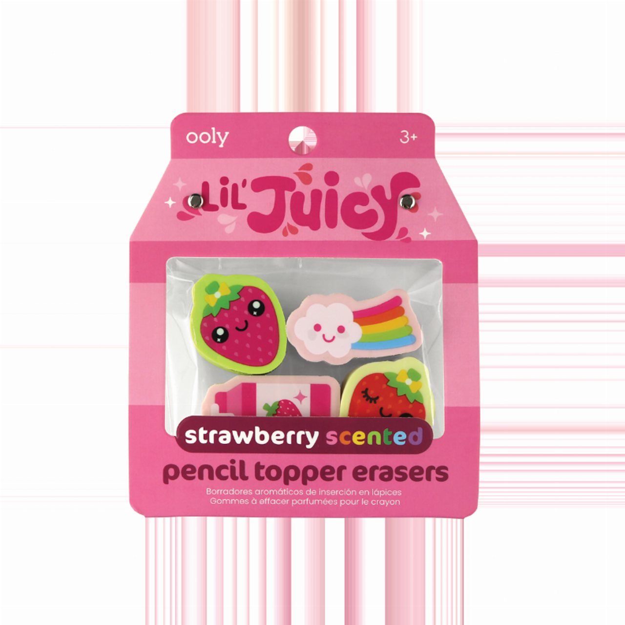 Lil' Juicy Scented Pencil Topper Erasers - (Set of 4)