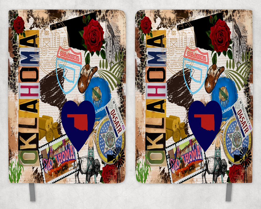 Oklahoma Printed 8 Inch  A-5 Journal