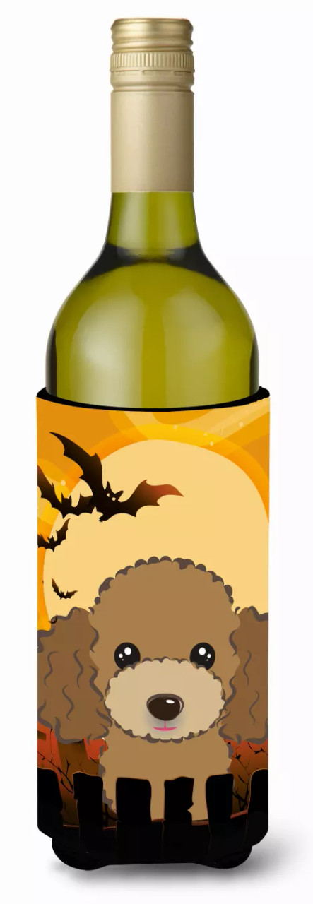 Halloween with Dog Design Wine Bottle Hugger - S000213B001695P056922V000